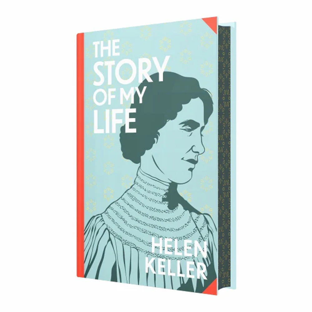 The Story of My Life by Helen Keller - sprayed edge hardback edition detail showing coloured page edges