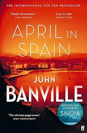 John Banville Strafford and Quirke Mystery paperback set - Snow and April in Spain book covers
