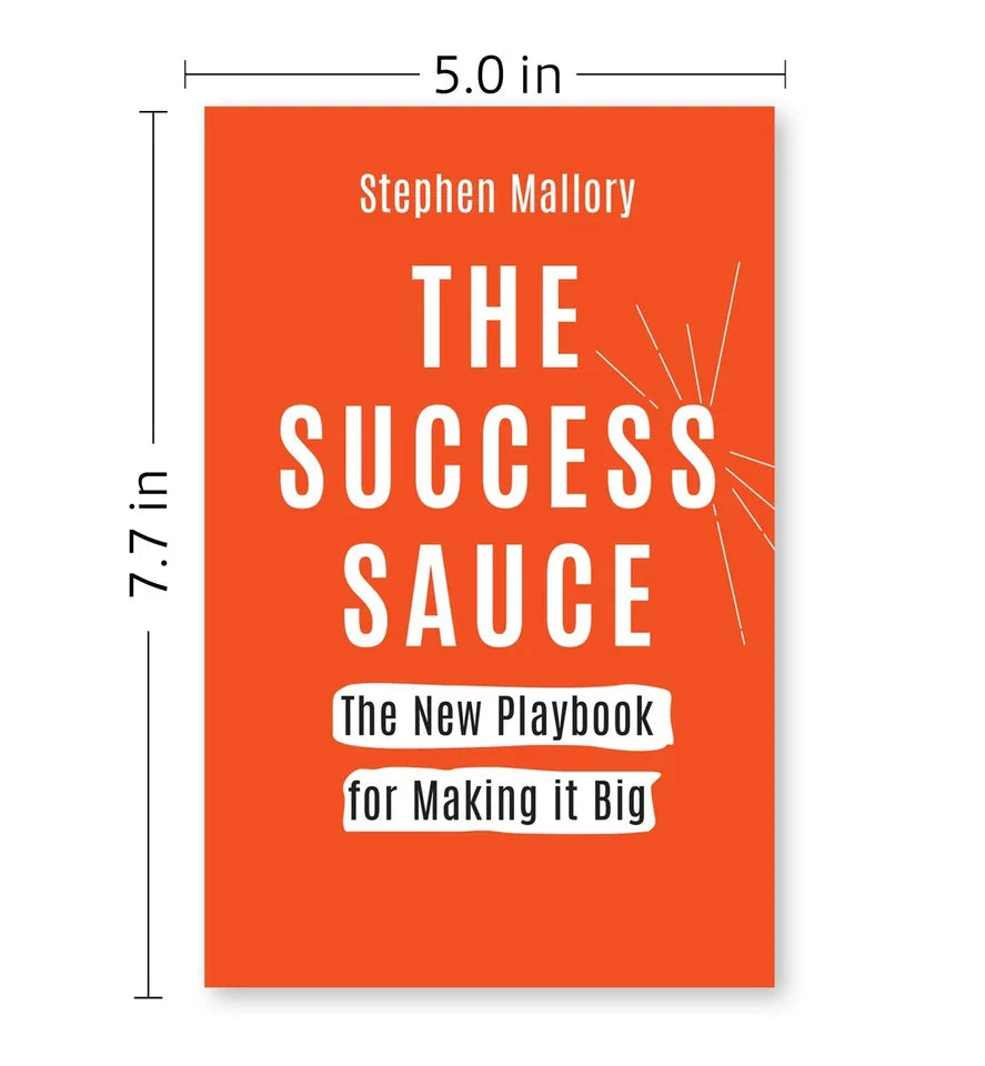 The Success Sauce by Stephen Mallory - brand new book, additional product photo