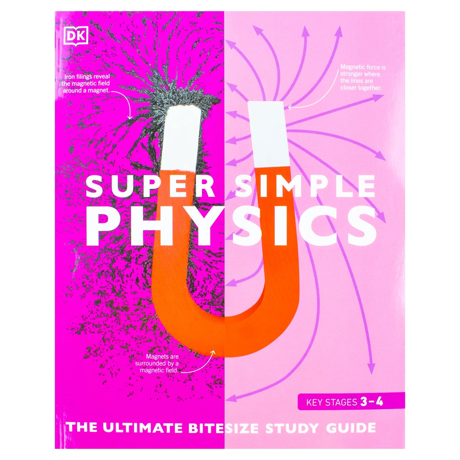 Super Simple Physics: The Ultimate Bitesize Study Guide by DK - paperback front cover, ages 9-12