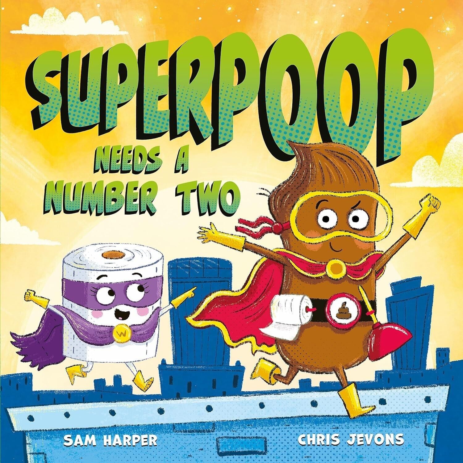 Superpoop Needs a Number Two paperback book from the Superpoop 10 Books Collection Set