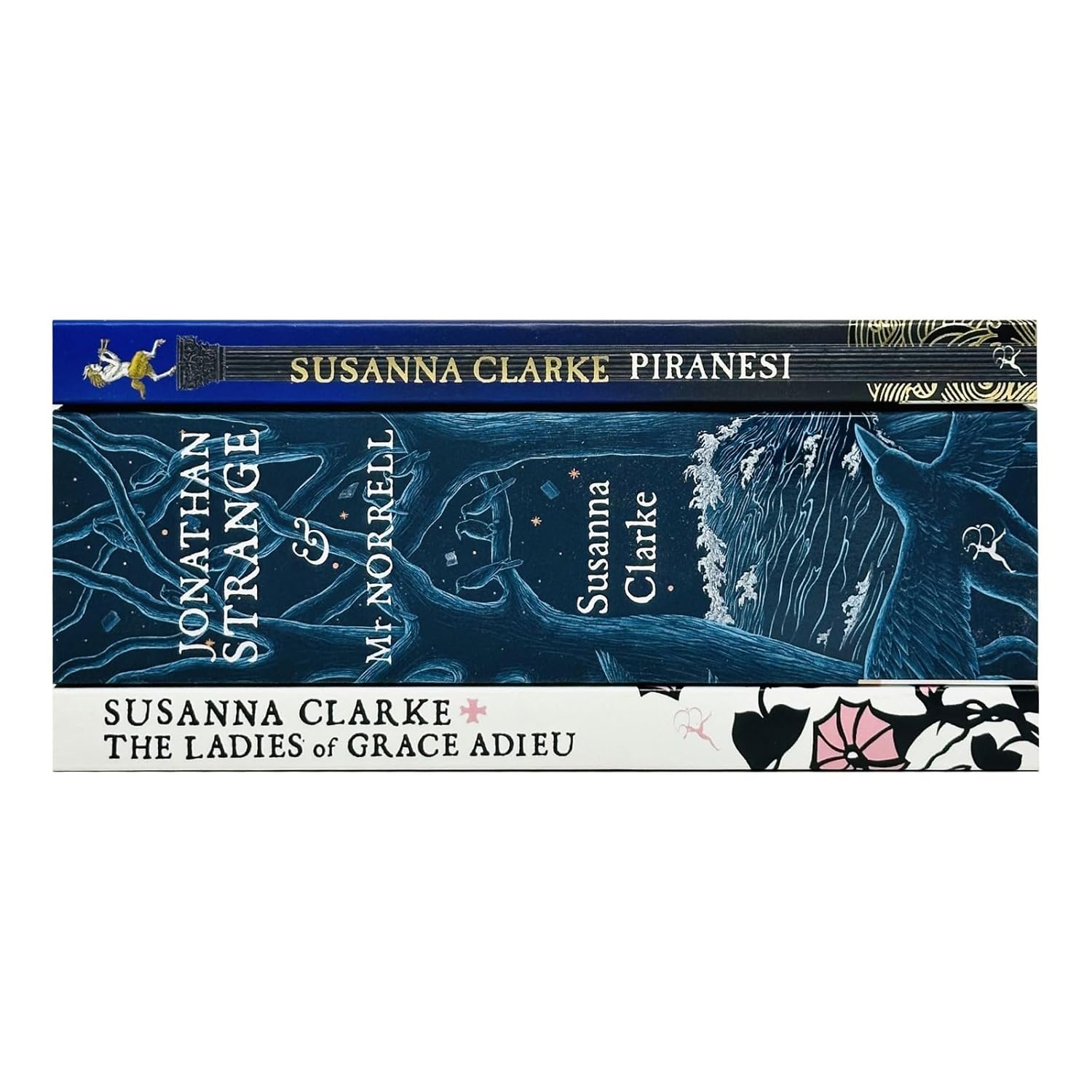 Back cover view of Susanna Clarke 3 books collection set paperback edition