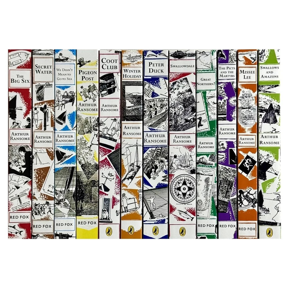Swallows and Amazons 12 Books Collection Set by Arthur Ransome - Paperback - Vintage Children's Classics edition