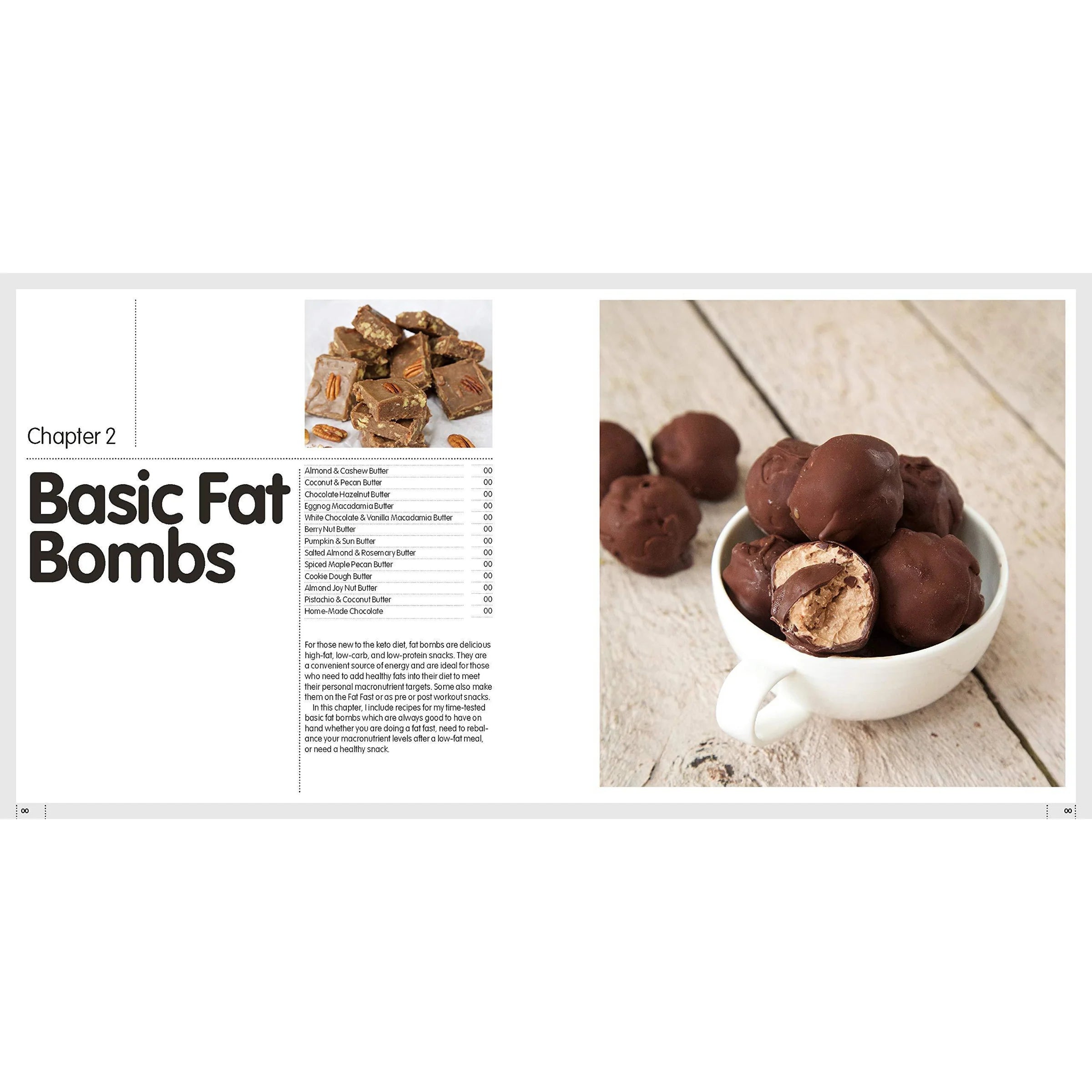 Sweet and Savory Fat Bombs by Martina Slajerova - sample sweet fat bomb recipe page