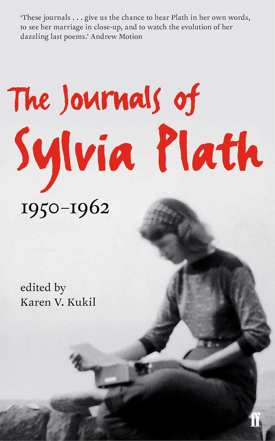 Close-up of Sylvia Plath 3 books collection set paperback covers, Faber & Faber classic literary fiction and poetry