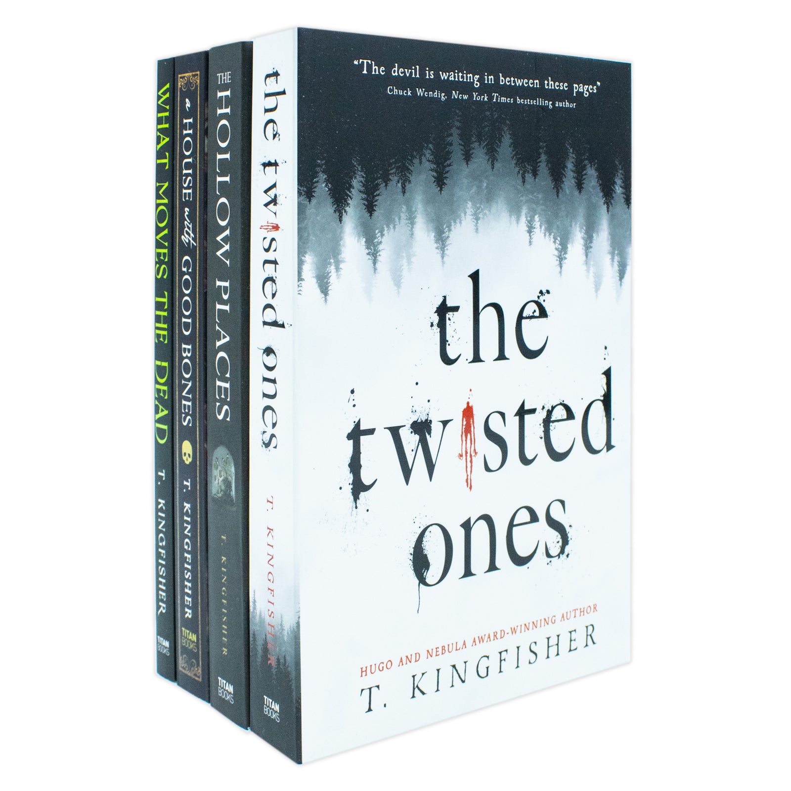 T. Kingfisher 4 Books Collection Set paperback - What Moves the Dead, The Twisted Ones, The Hollow Places, A House with Good Bones - adult gothic horror fiction