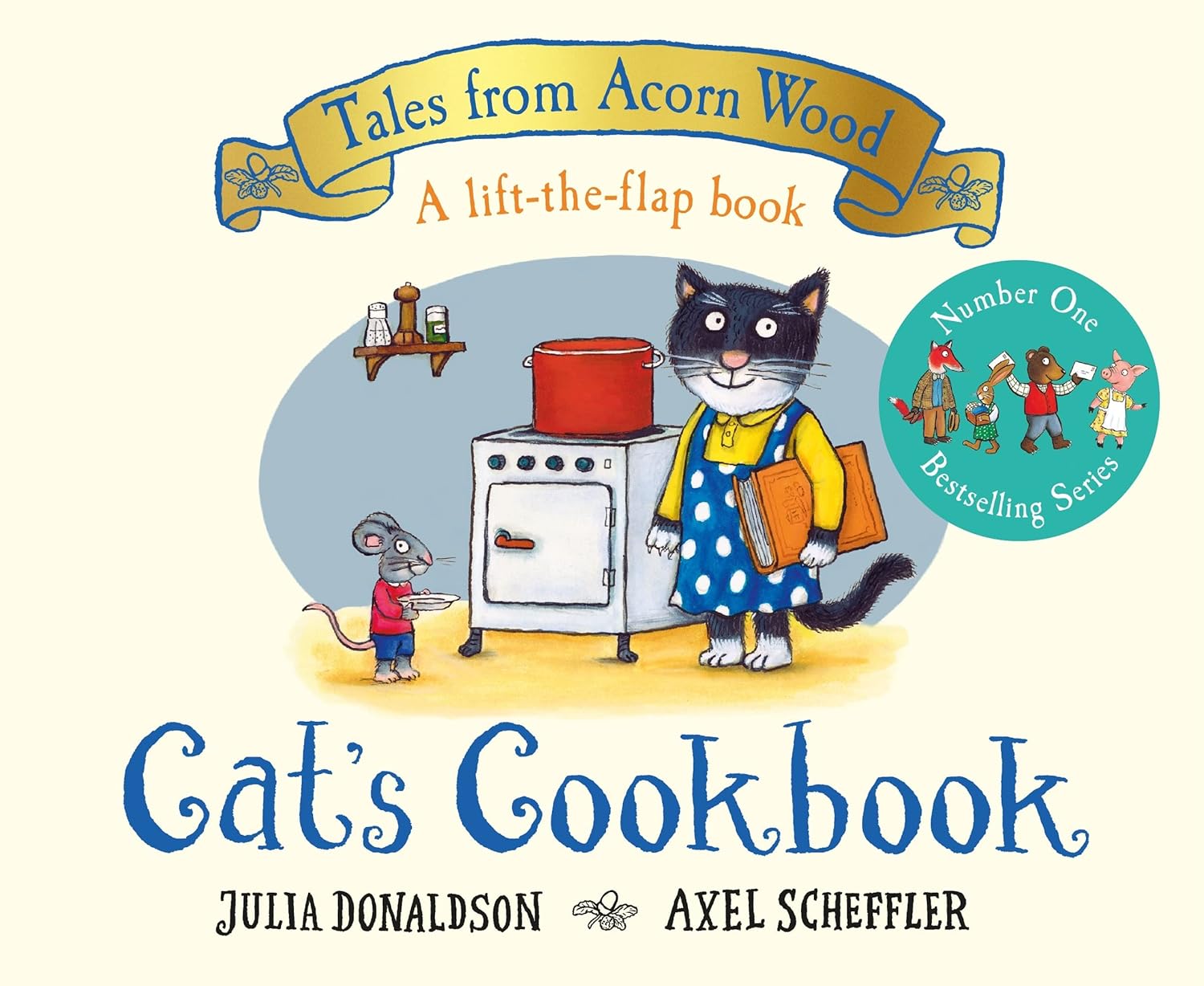 Cat's Cookbook, Mole's Spectacles and Squirrel's Snowman board books from Tales from Acorn Wood series