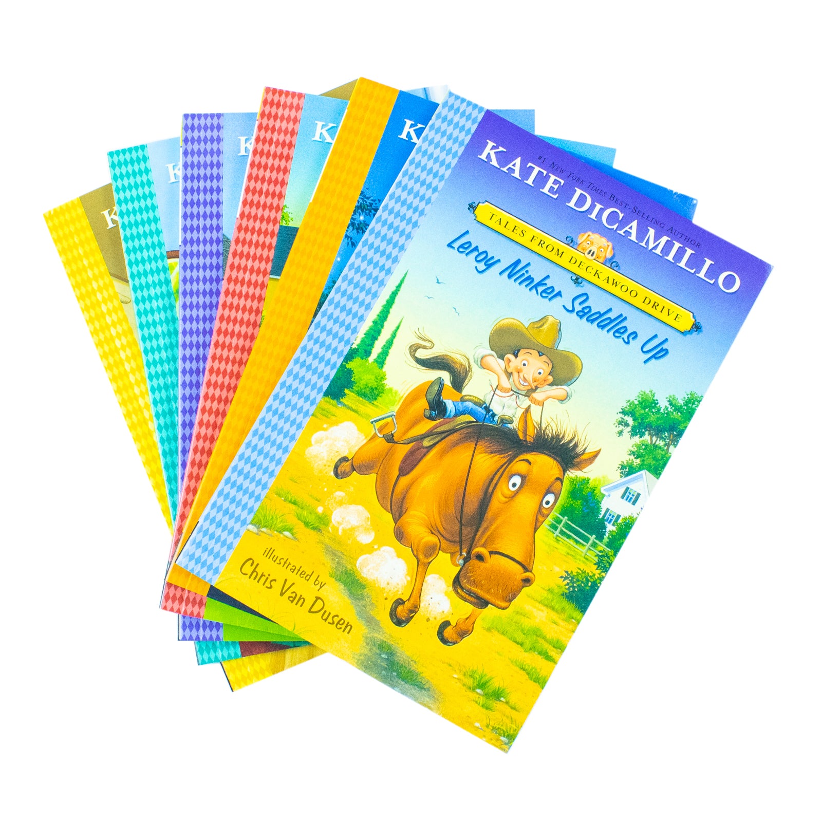 Tales from Deckawoo Drive 6 book paperback set, illustrated by Chris Van Dusen