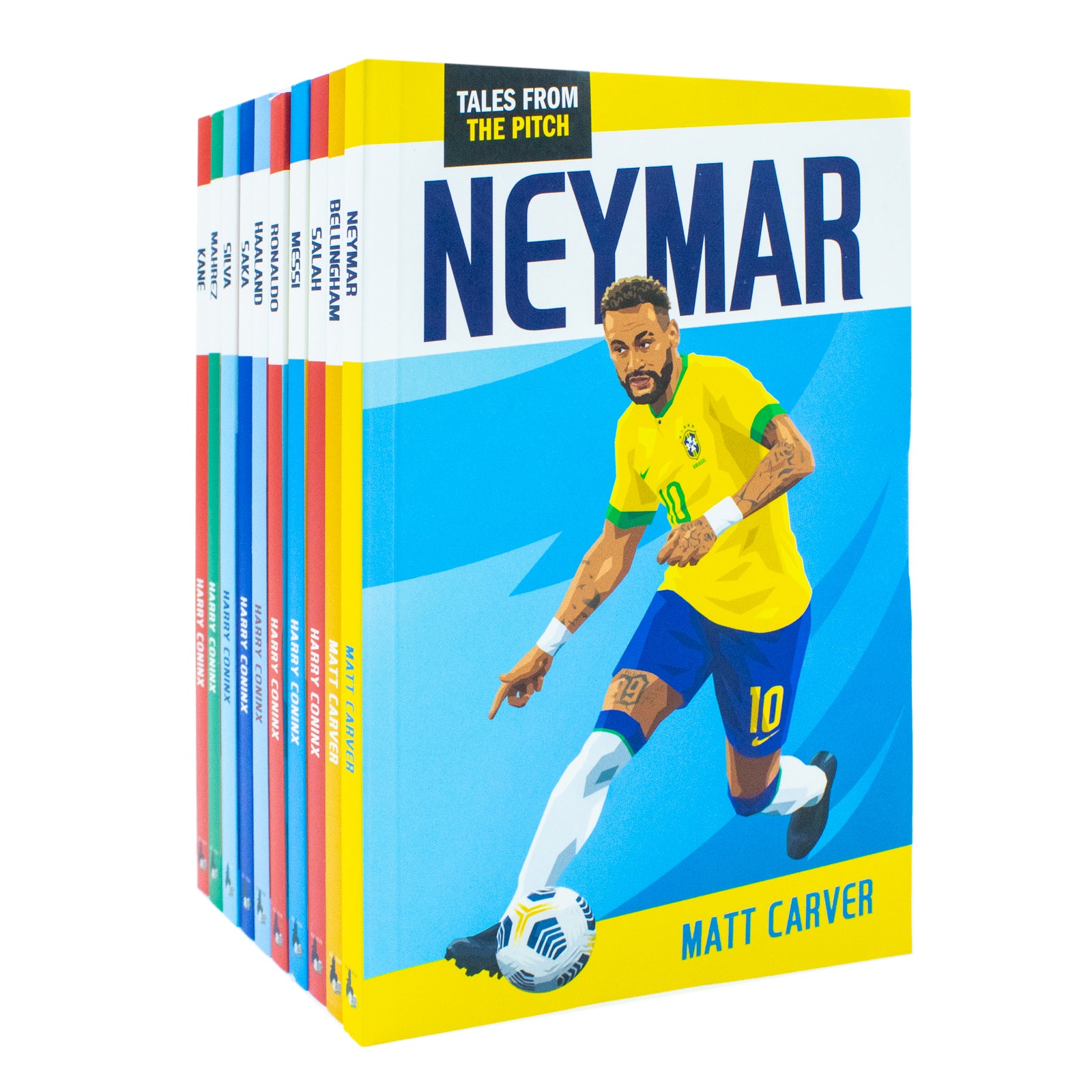Tales from the Pitch Ultimate Superstar Football Heroes Set 2 by Harry Coninx - 10 Books Paperback Collection - Ages 9-14