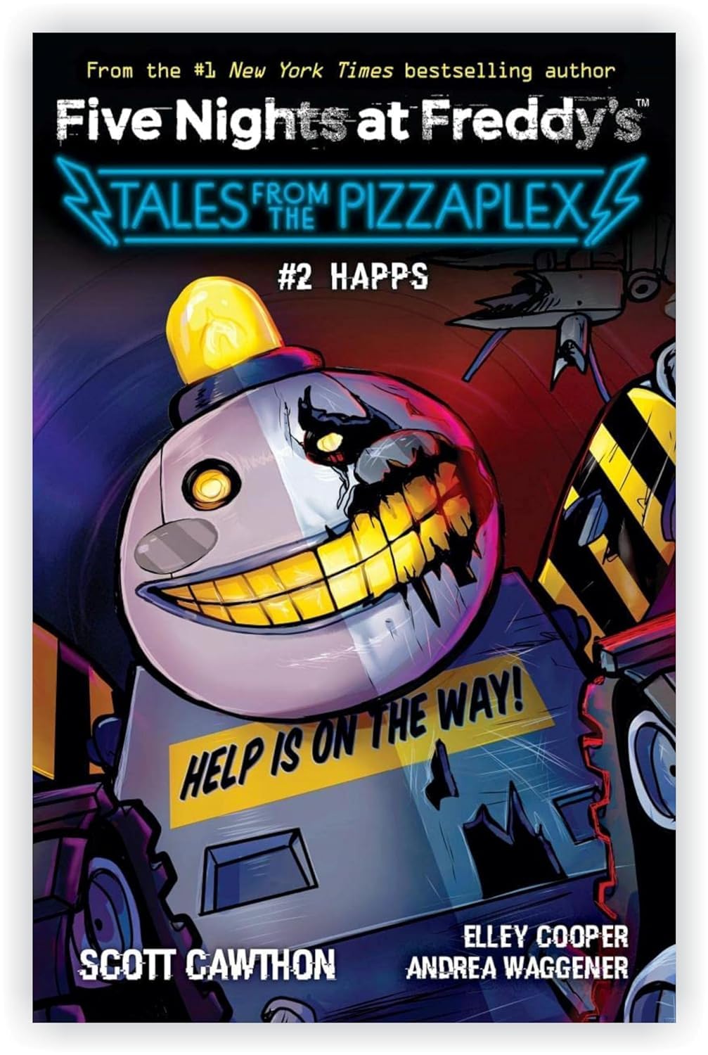 Five Nights at Freddy's Tales from the Pizzaplex 8 books collection set by Scott Cawthon back cover detail