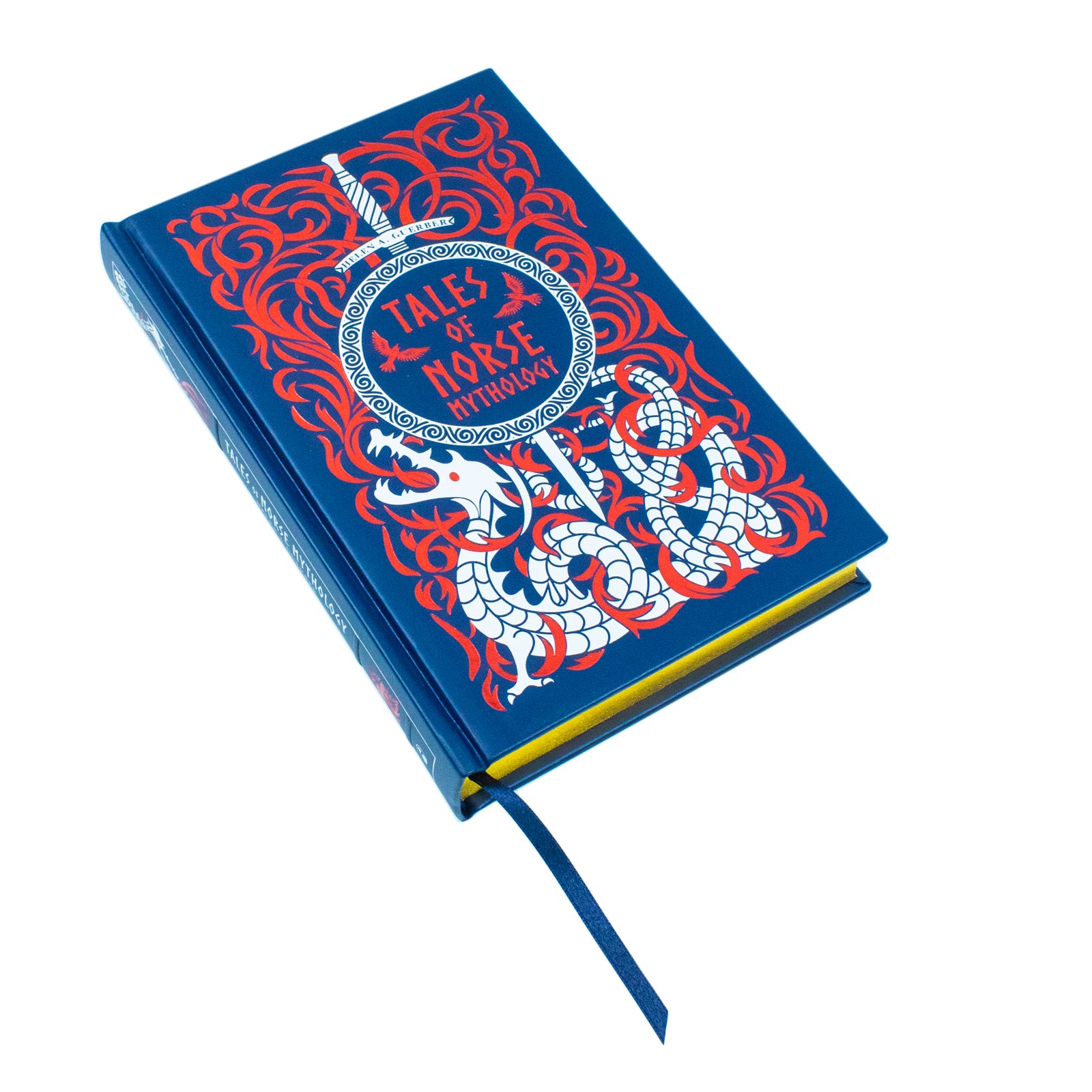 Tales of Norse Mythology by Helen A. Guerber - front cover of leatherbound classic mythology book