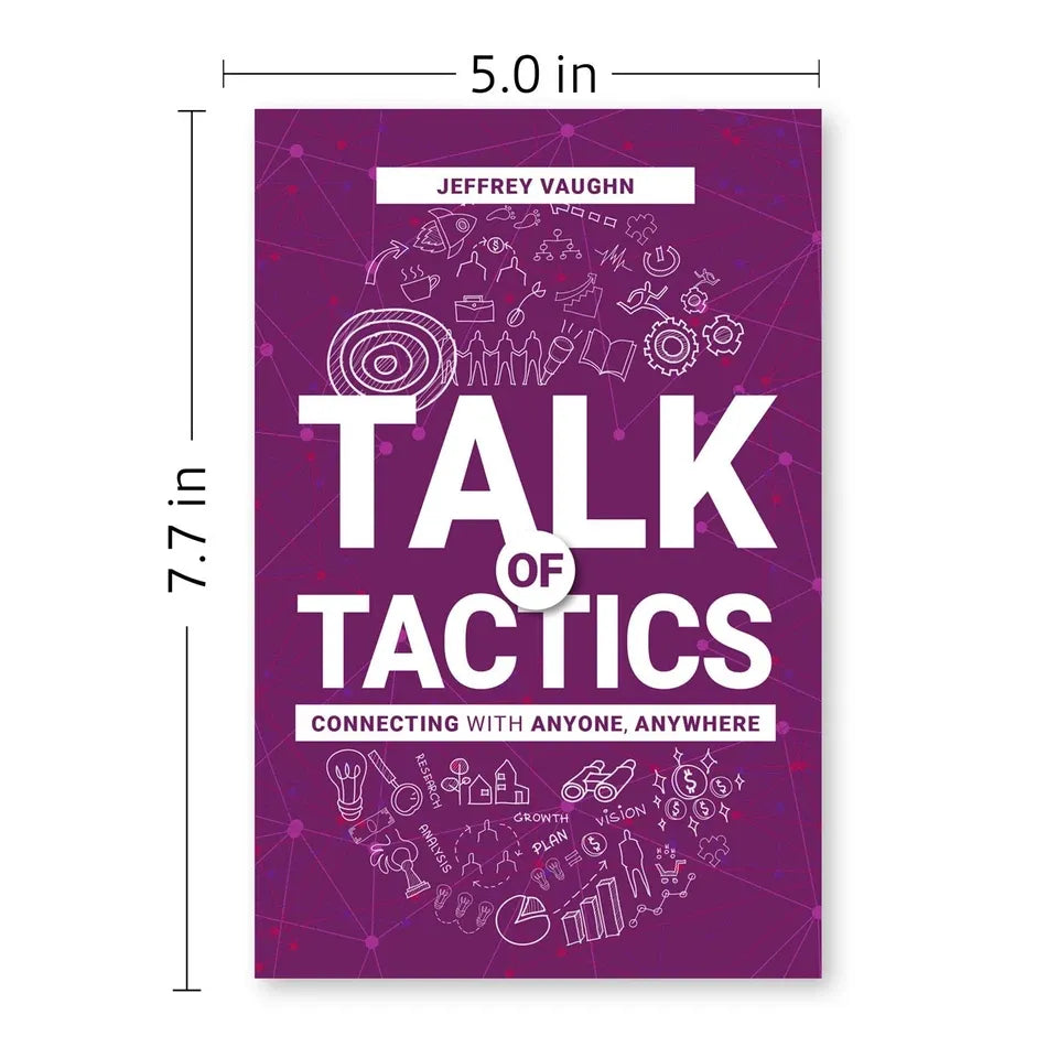 Talk of Tactics: Connecting with Anyone, Anywhere by Jeffrey Vaughn book detail shot