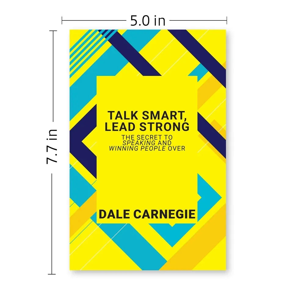 Talk Smart, Lead Strong by Dale Carnegie - full view of the brand new paperback book