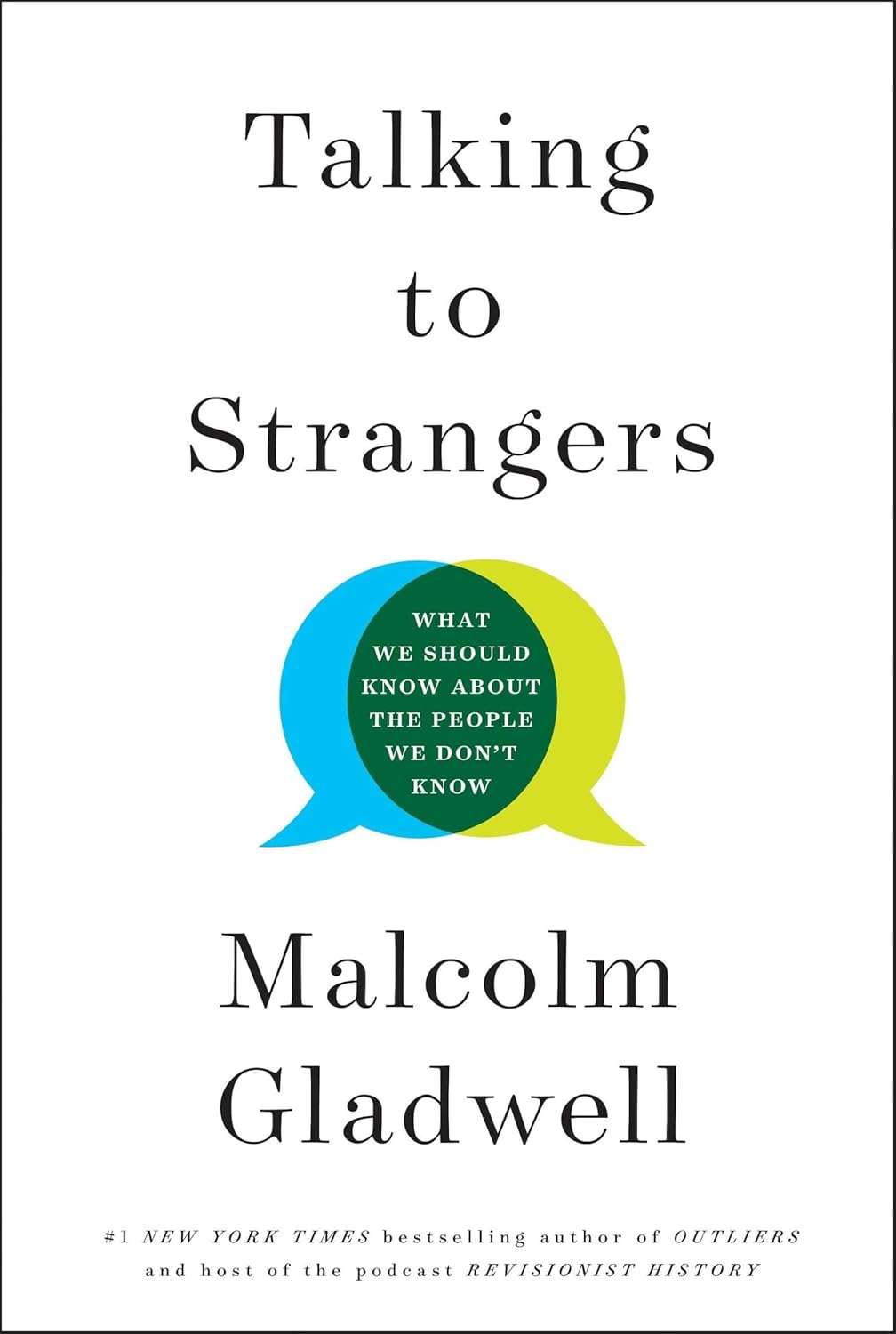 Talking to Strangers by Malcolm Gladwell - brand new hardback nonfiction book cover