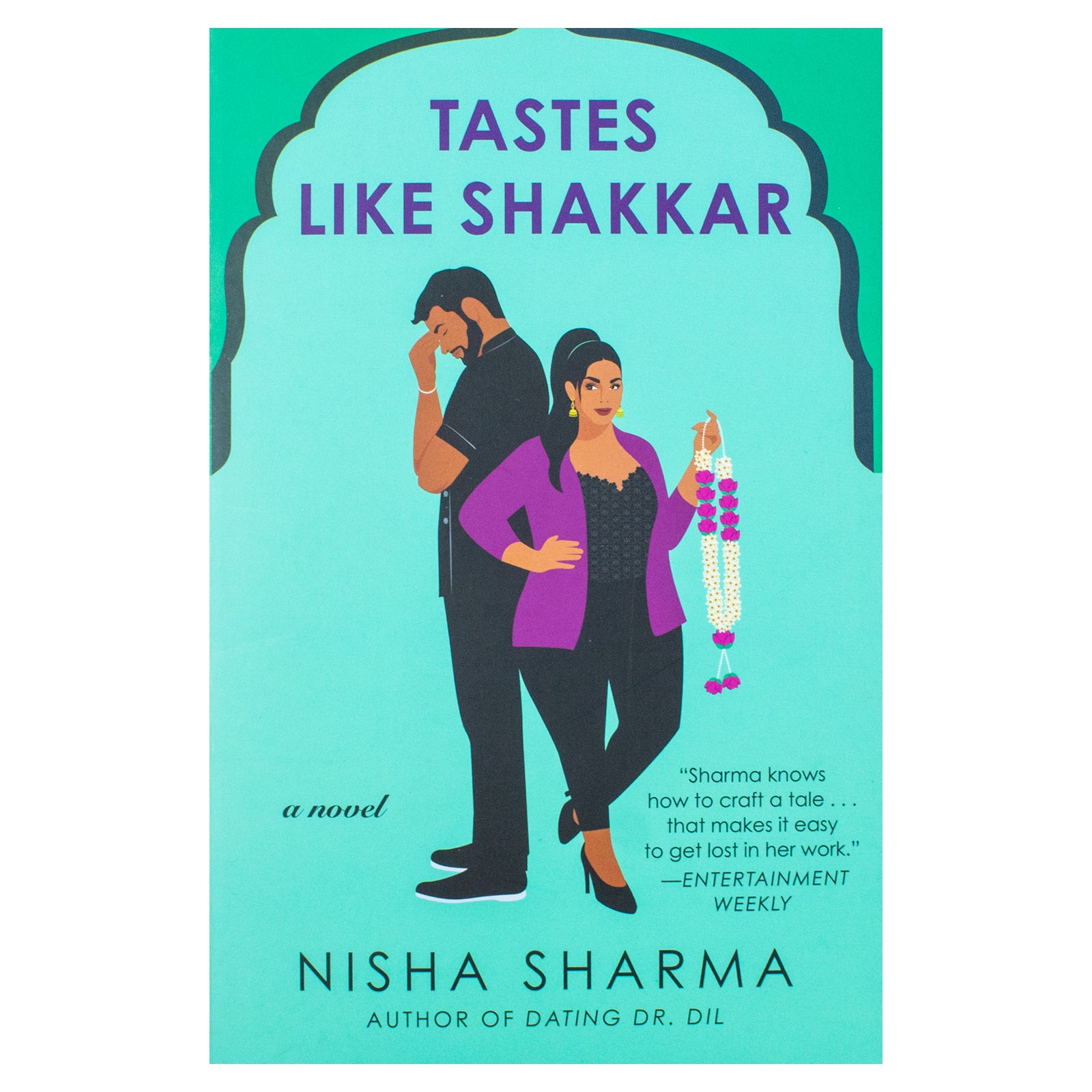 Tastes Like Shakkar by Nisha Sharma - If Shakespeare Were an Auntie Book 2 - Paperback rom-com front cover