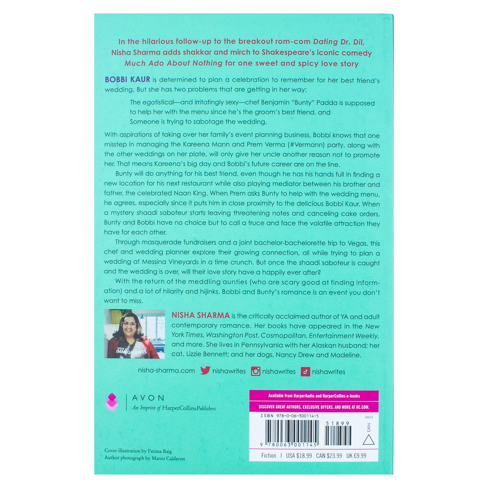 Tastes Like Shakkar by Nisha Sharma - paperback spine and edge detail