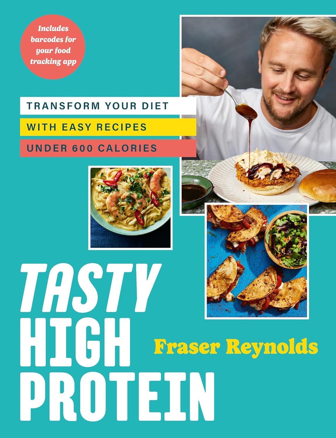 Tasty High Protein and Slim 800 Hot Air Fryer 3 books collection set laid out together