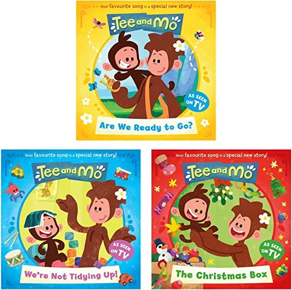 Tee and Mo Collection 3 Books Set - Are we Ready to Go?, We're Not Tidying Up & The Christmas Box - Ages 2-5 Paperback picture books