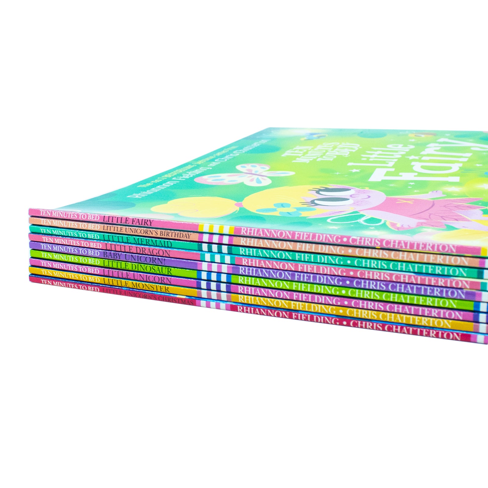 Ten Minutes to Bed Series 9 Books Collection Set by Rhiannon Fielding - paperback bedtime stories for ages 2-6