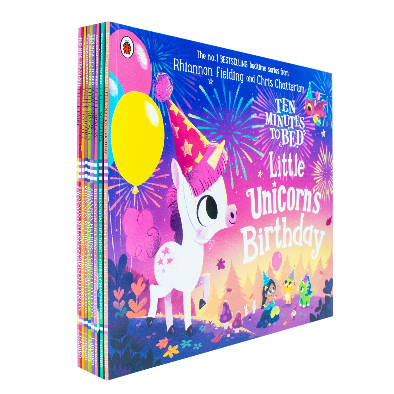 Ten Minutes to Bed Series 9 Books Collection Set by Rhiannon Fielding - paperback bedtime stories for ages 2-6