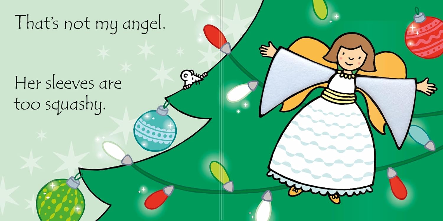 That's Not My Angel board book by Fiona Watt back cover and series branding