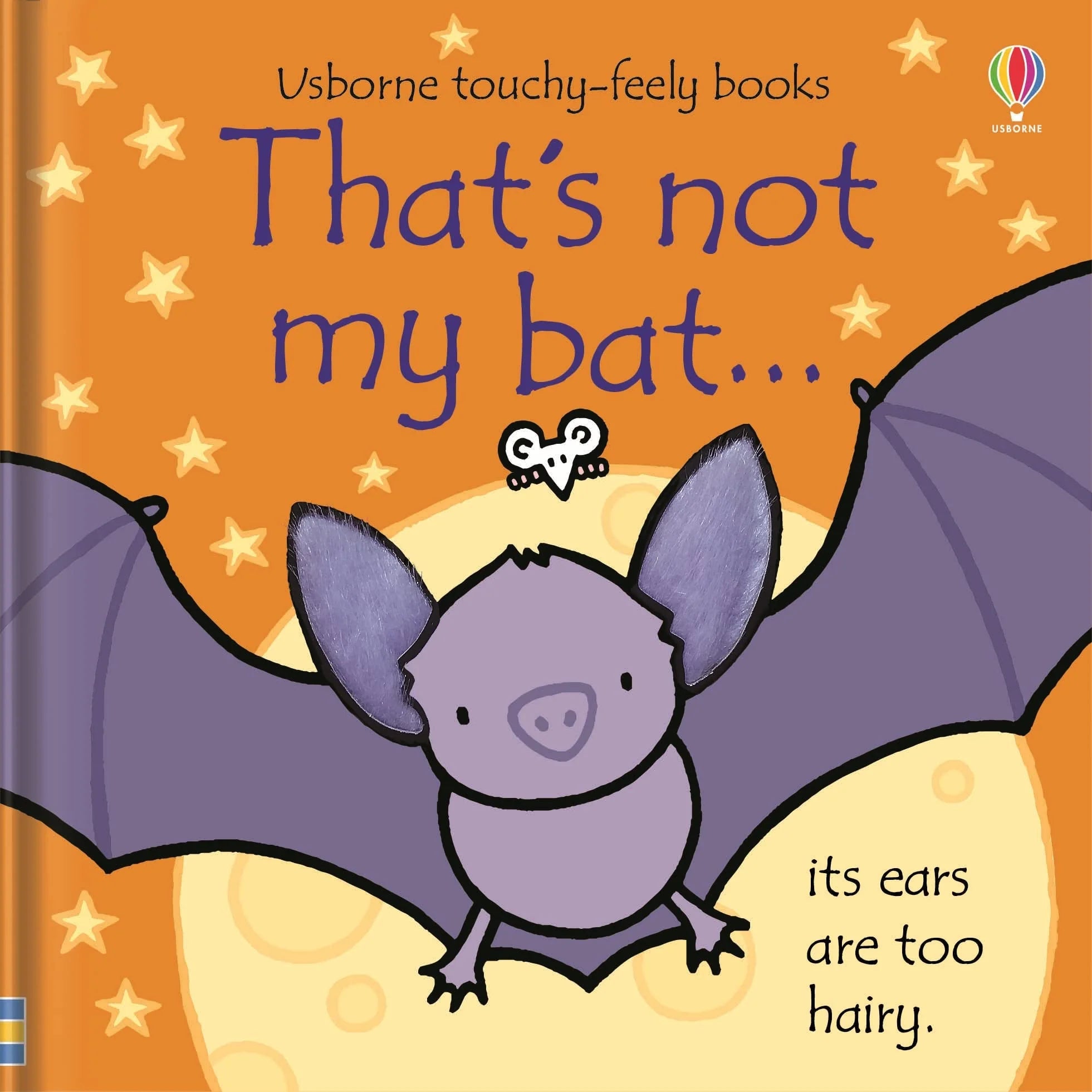 That's Not My Bat by Fiona Watt - Usborne touchy-feely Halloween board book for ages 0-2, front cover
