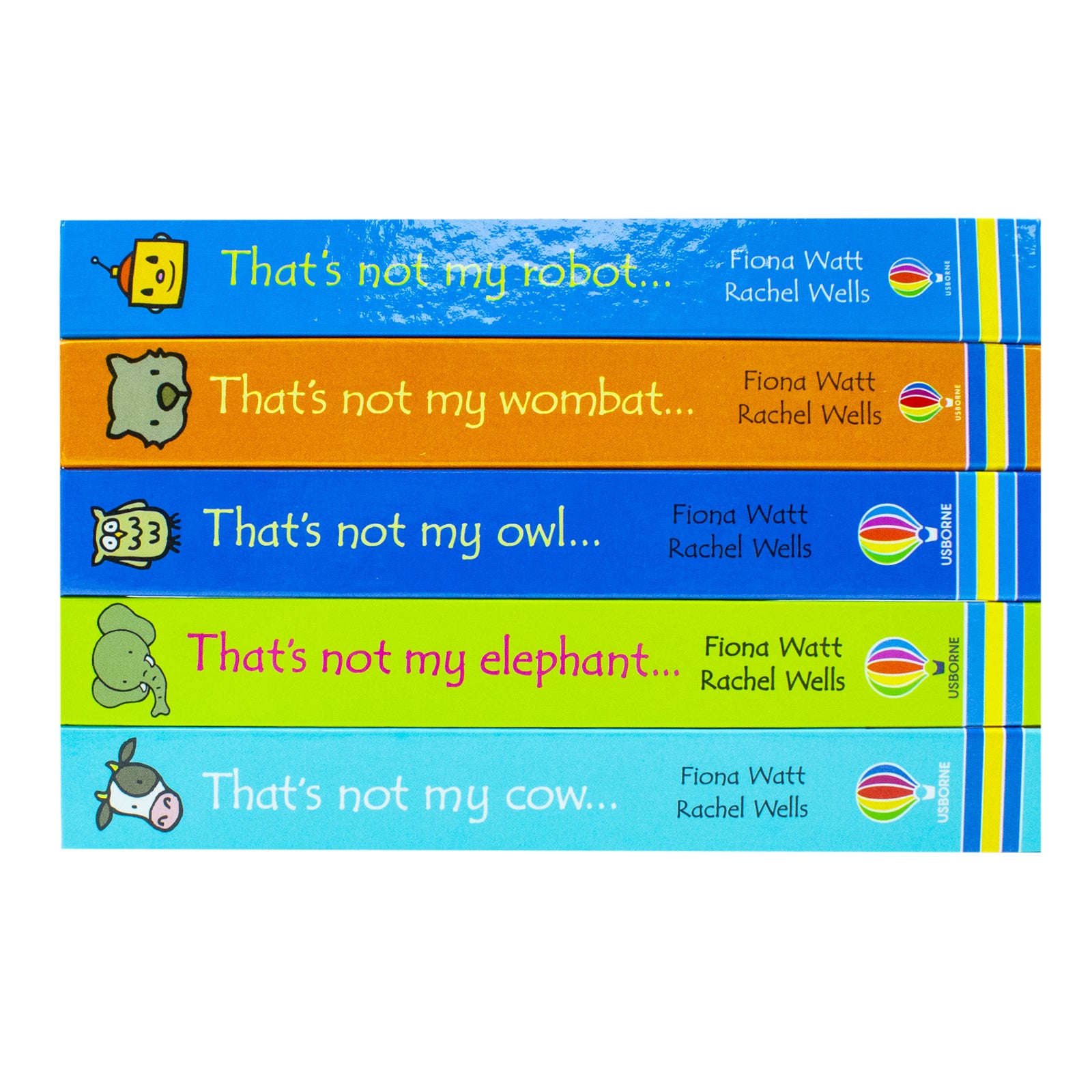 That's Not My Wombat board book interior page showing sensory textures for toddlers