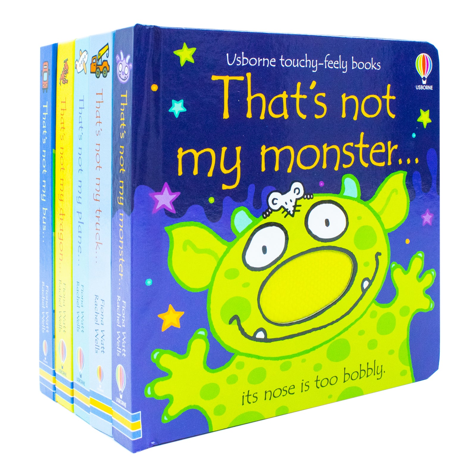 Usborne That's Not My... Collection 2 touchy-feely board books - Truck, Plane, Monster, Dragon, Bus