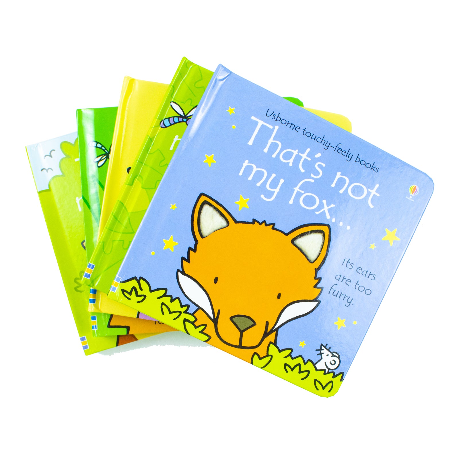 That's Not My Fox, Giraffe, Lion, Piglet and Monkey board books - touchy-feely sensory pages