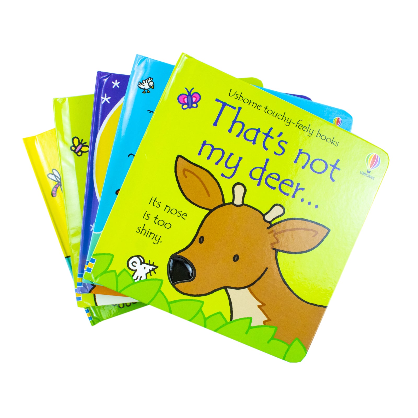 That's Not My Witch Pirate Goat Frog Deer board books by Fiona Watt - Usborne collection 4 set