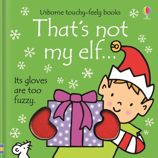 That's Not My Elf touchy-feely board book cover by Fiona Watt