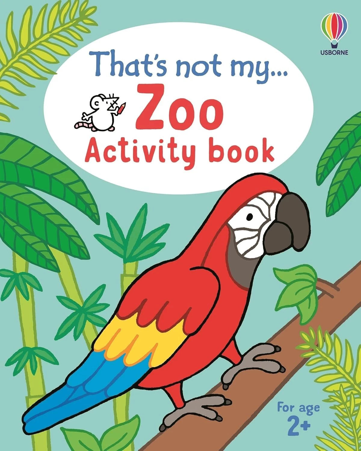 That's Not My Jungle Activity Book cover - Usborne paperback activity book for ages 3-5
