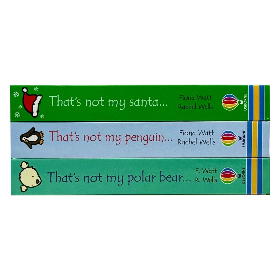 That's Not My Santa, Penguin and Polar Bear touch-and-feel board books by Fiona Watt for ages 0-2