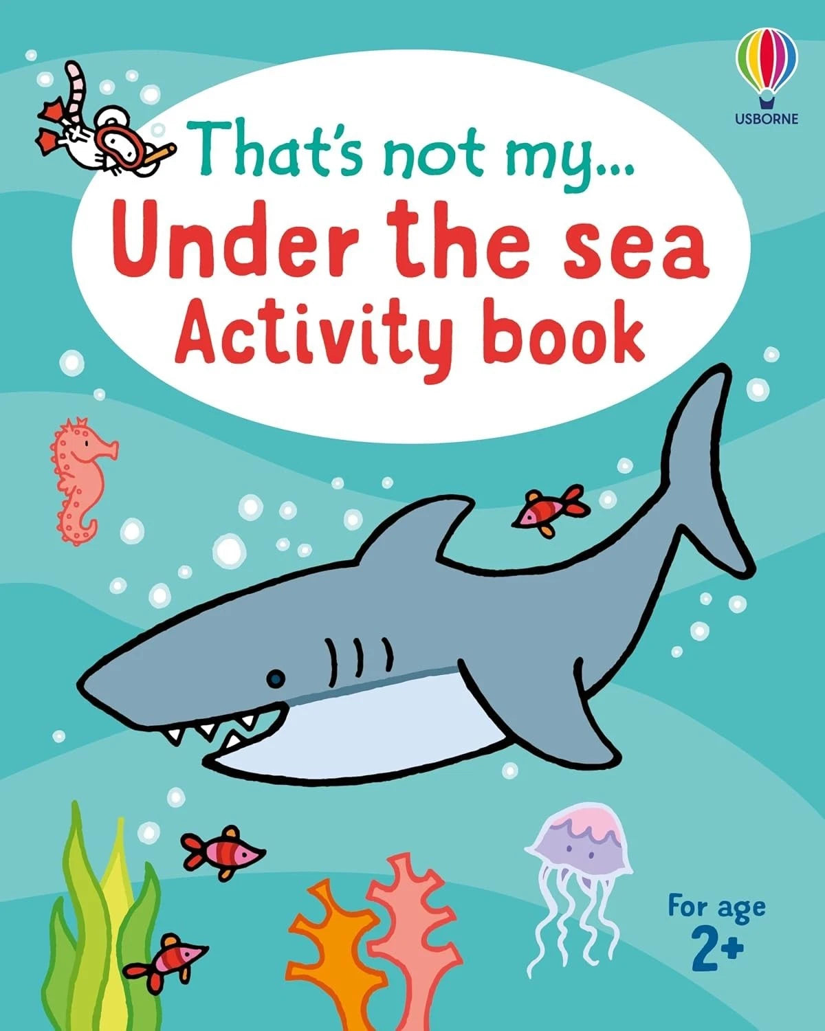 That's Not My Things That Go Activity Book cover - Usborne paperback activity book for ages 3-5