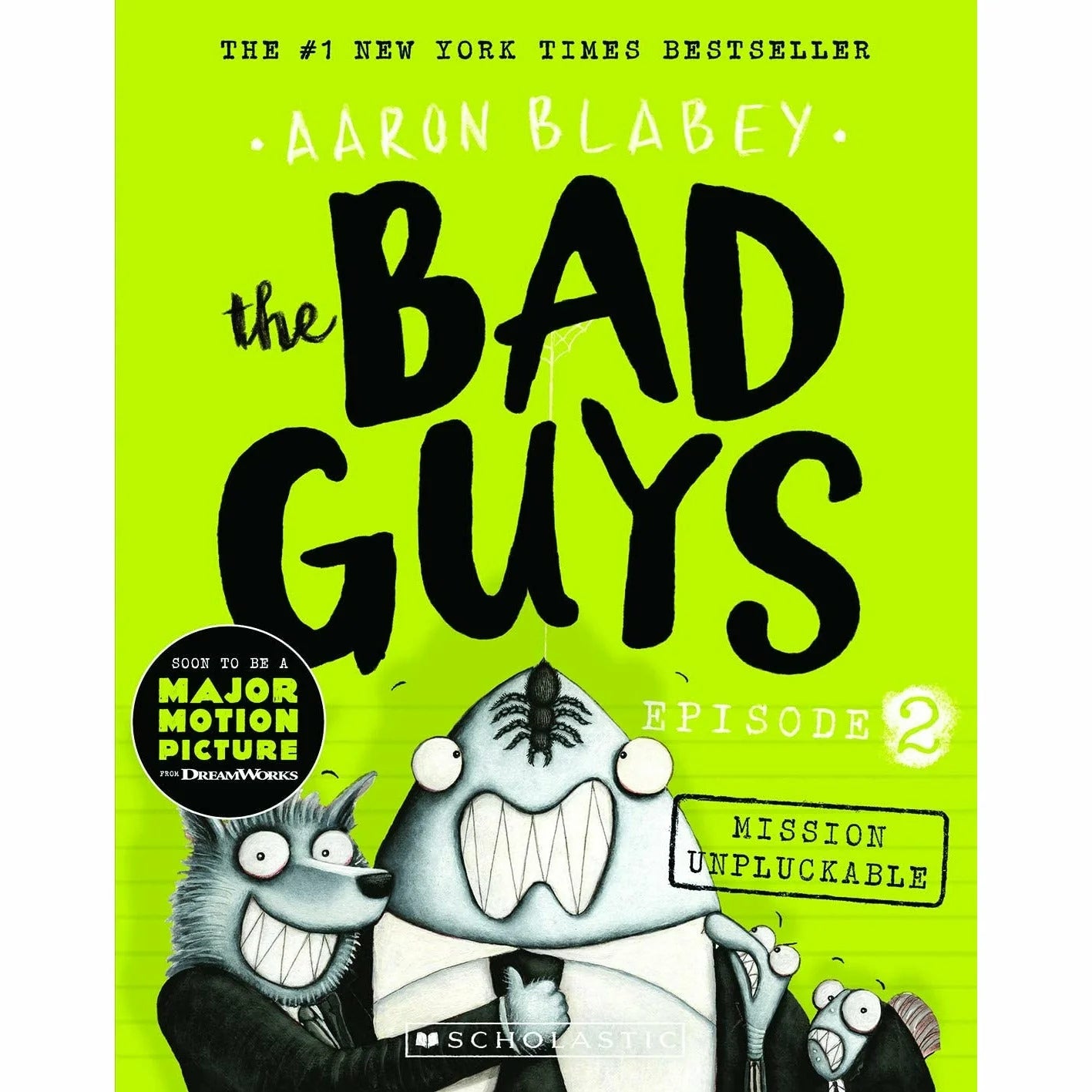 The Bad Guys Episodes 1-5 by Aaron Blabey paperback set interior comic-style illustrated pages