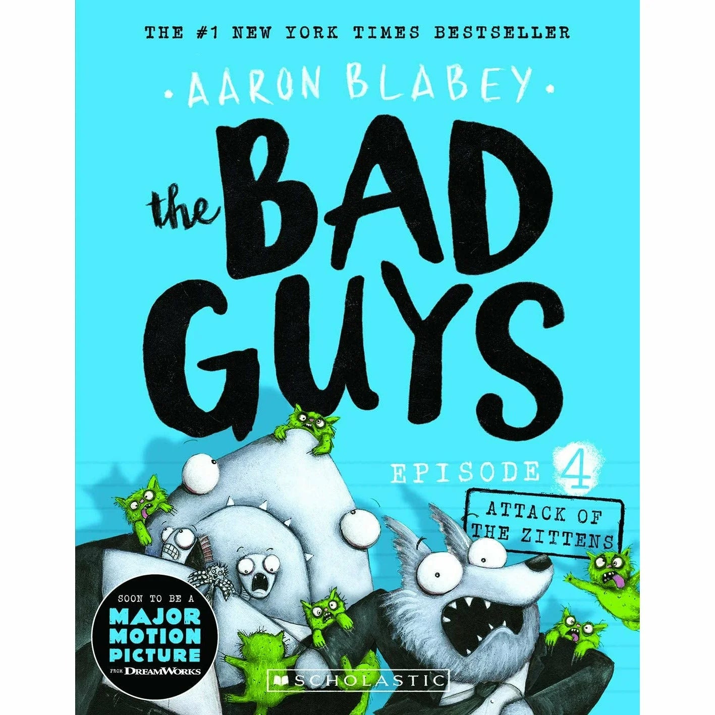 The Bad Guys Episodes 1-5 by Aaron Blabey 5 book paperback set back cover detail