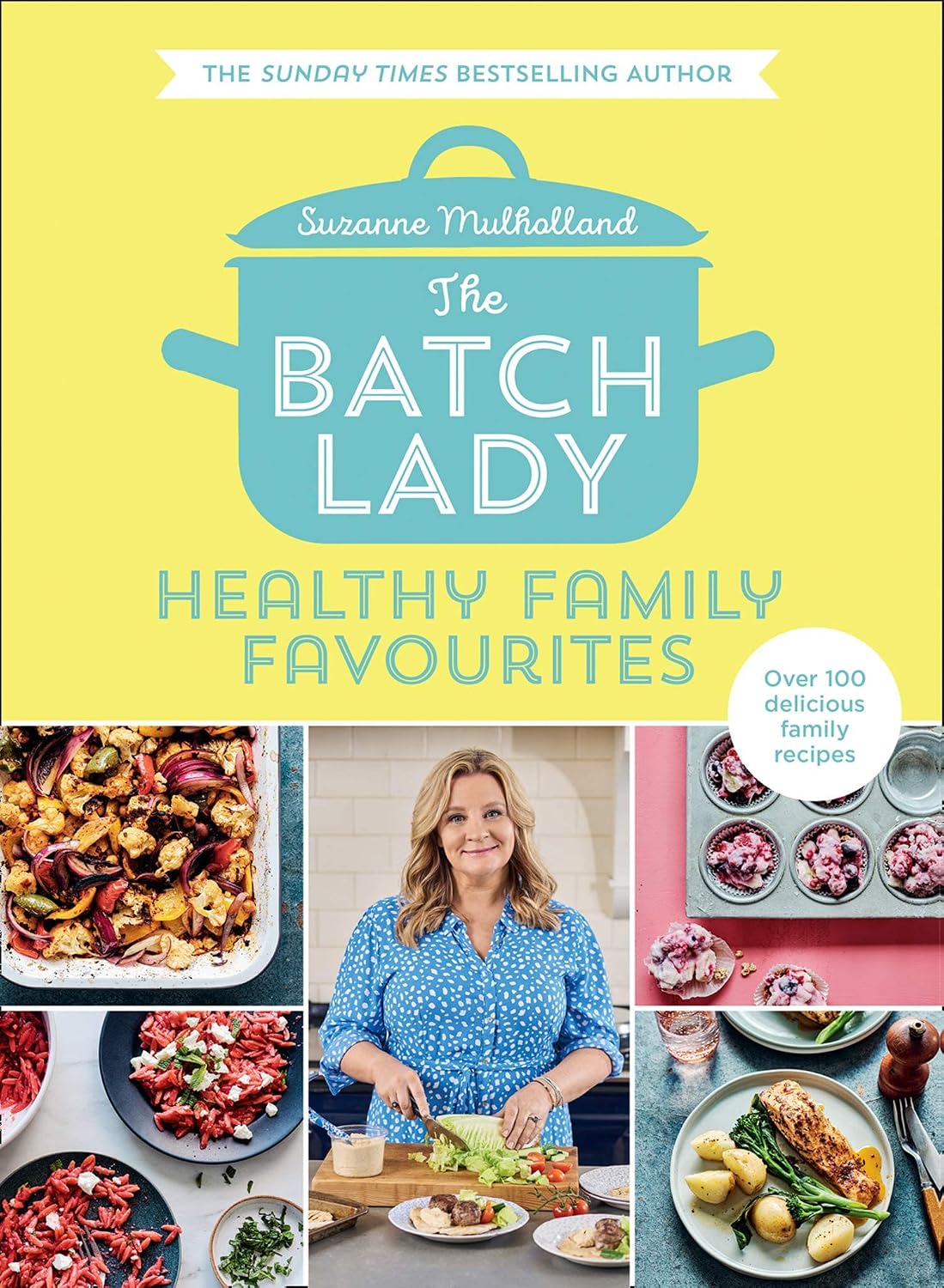 Back cover of The Batch Lady Collection 3 Books Set hardback cookbooks by Suzanne Mulholland