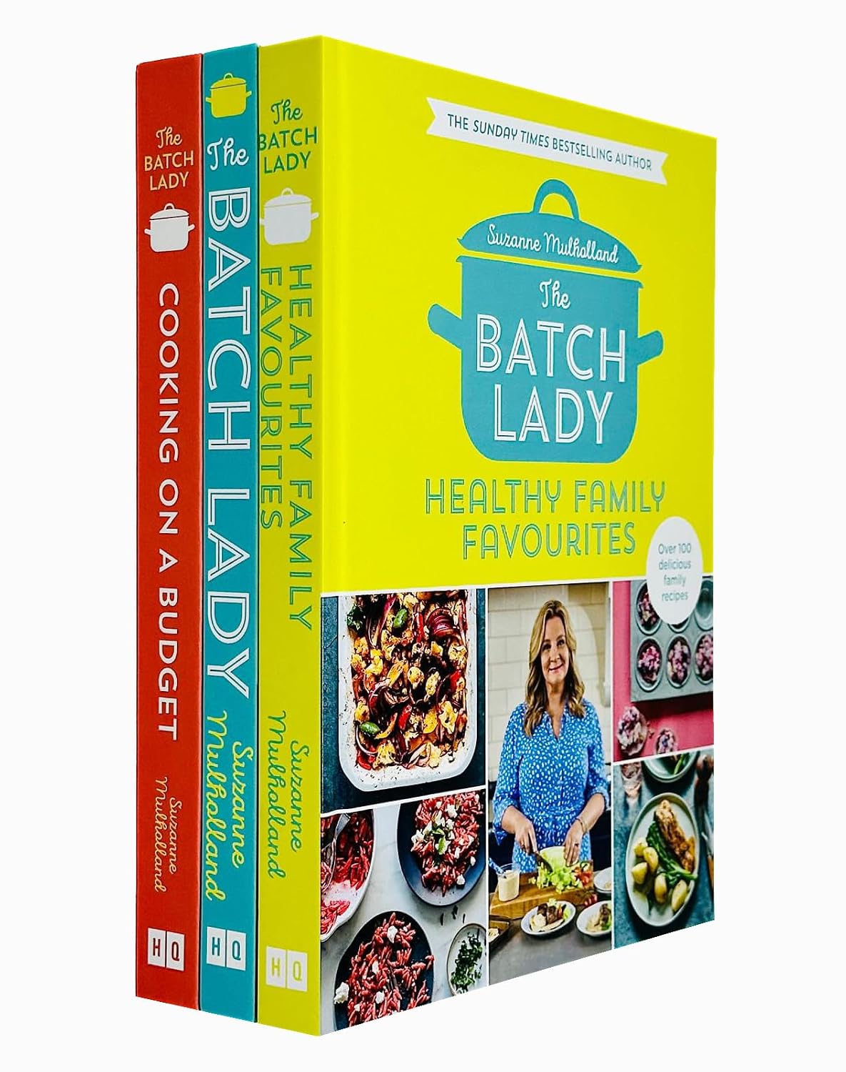 The Batch Lady Collection 3 Books Set by Suzanne Mulholland, brand new hardback cookbook set