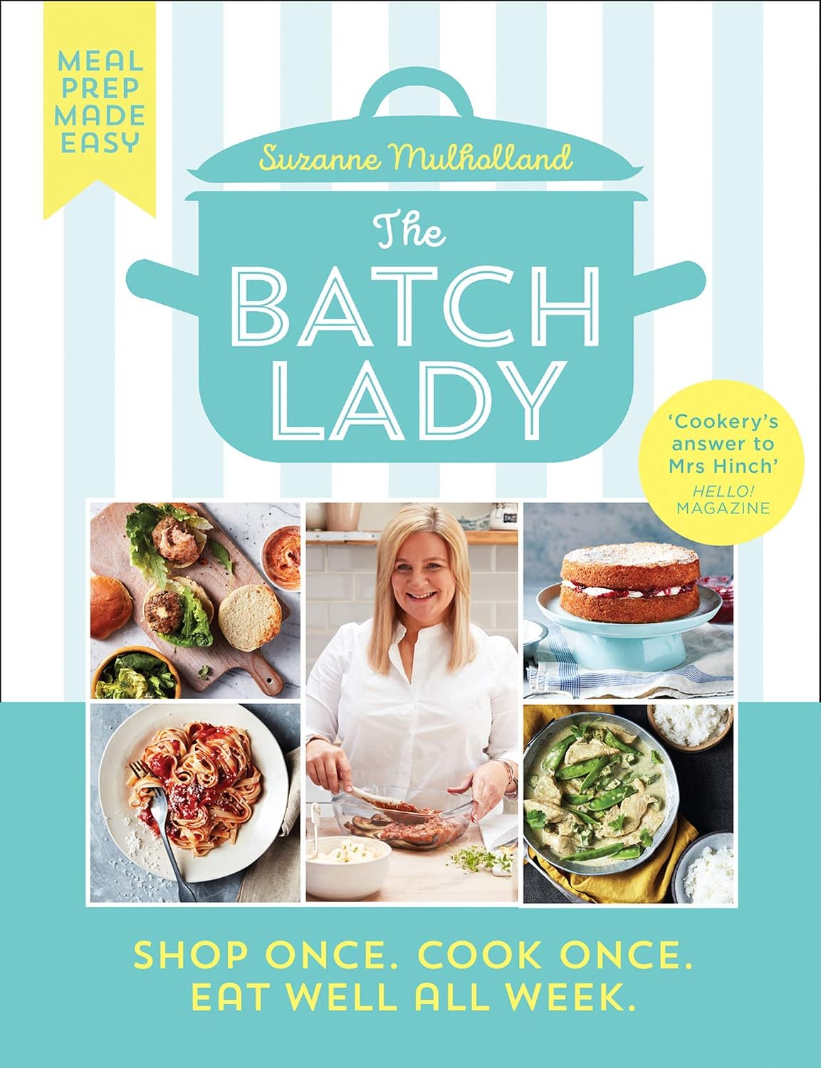 Inside spread of The Batch Lady Collection 3 Books Set hardback cookbooks by Suzanne Mulholland