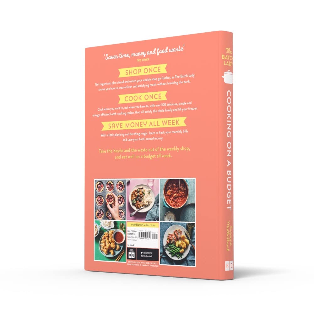 The Batch Lady: Cooking on a Budget by Suzanne Mulholland - inside page with meal planning tips