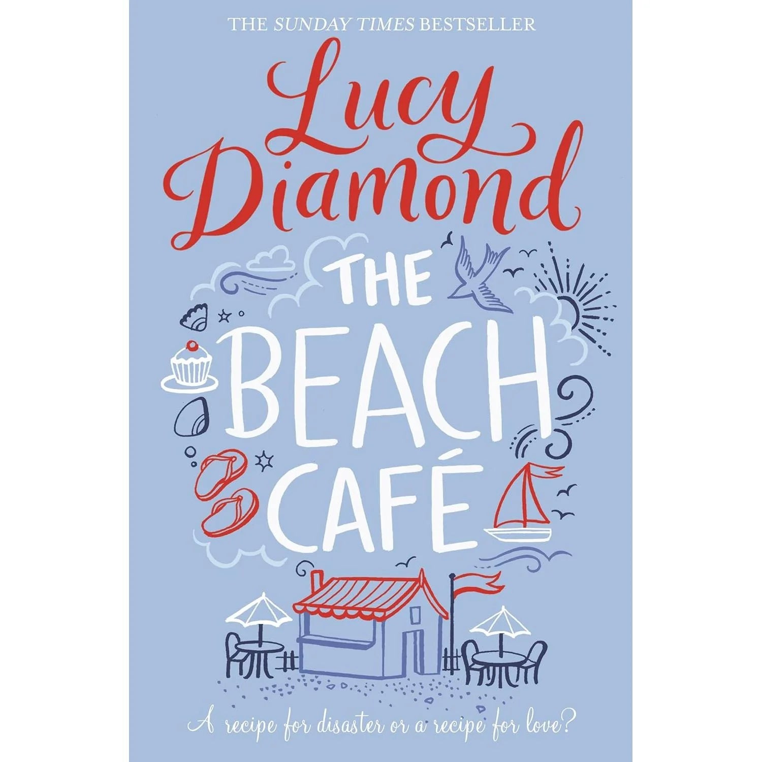 The Beach Cafe by Lucy Diamond - Fiction Paperback, alternate cover view