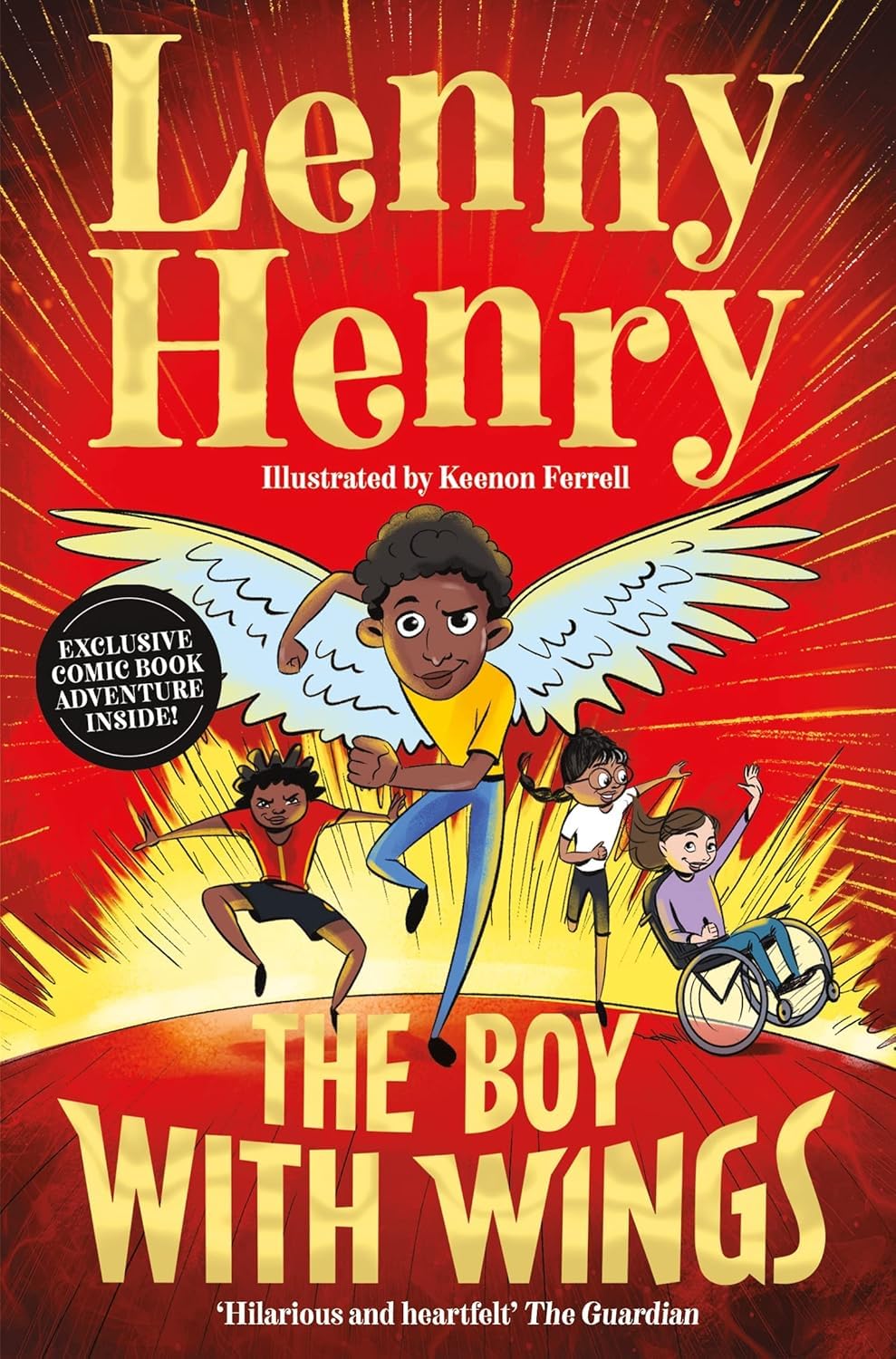 The Boy With Wings: Clash of the Superkids by Lenny Henry - Paperback - Ages 8-12