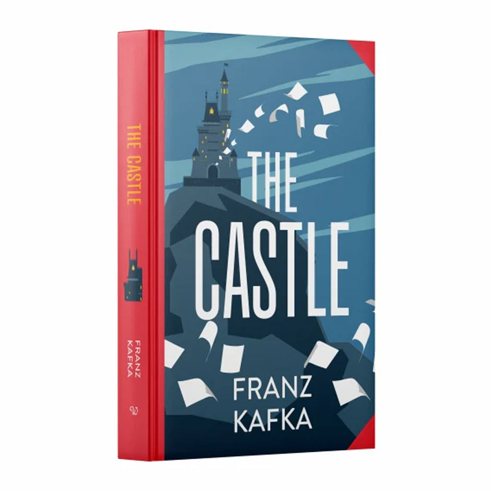 The Castle by Franz Kafka hardback showing coloured sprayed page edges