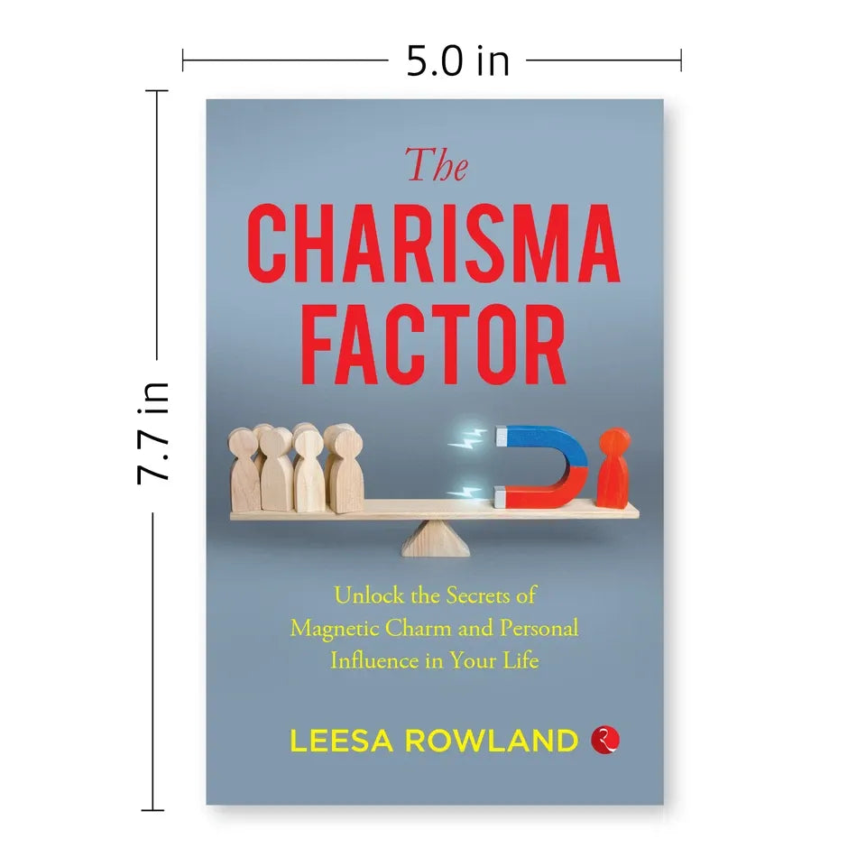 The Charisma Factor by Leesa Rowland - full view of paperback self-help book