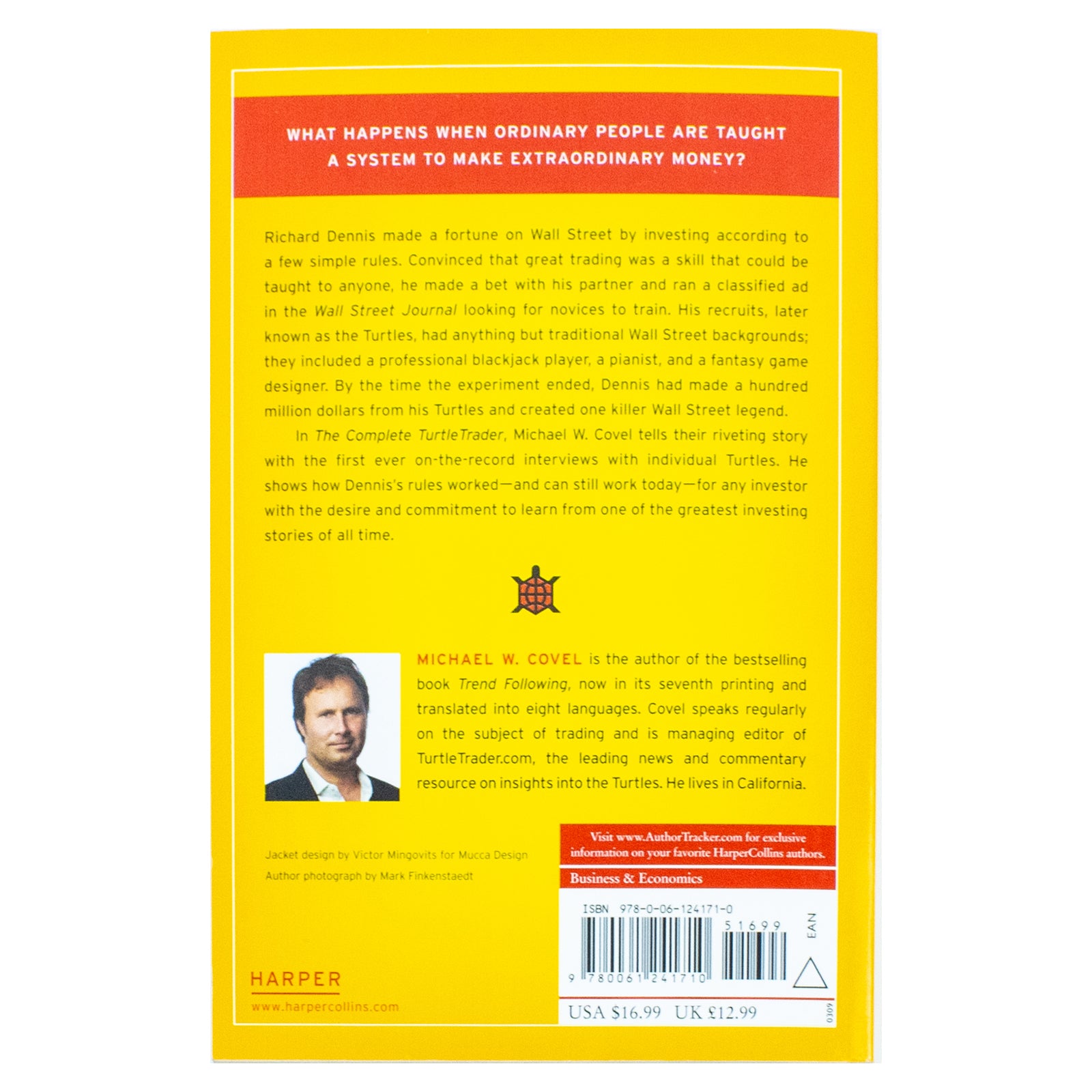 The Complete TurtleTrader by Michael W Covel - Non Fiction Finance Paperback - inside pages