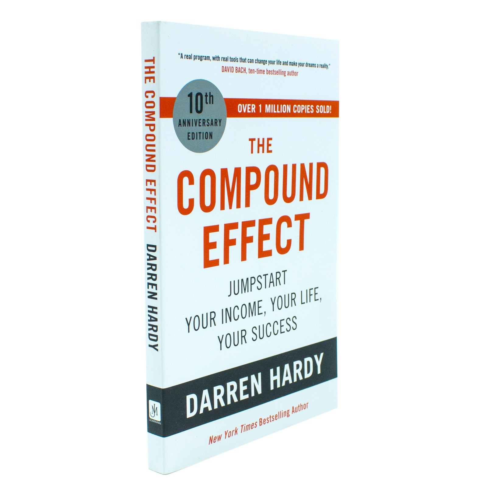 The Compound Effect by Darren Hardy - paperback book, spine and cover detail