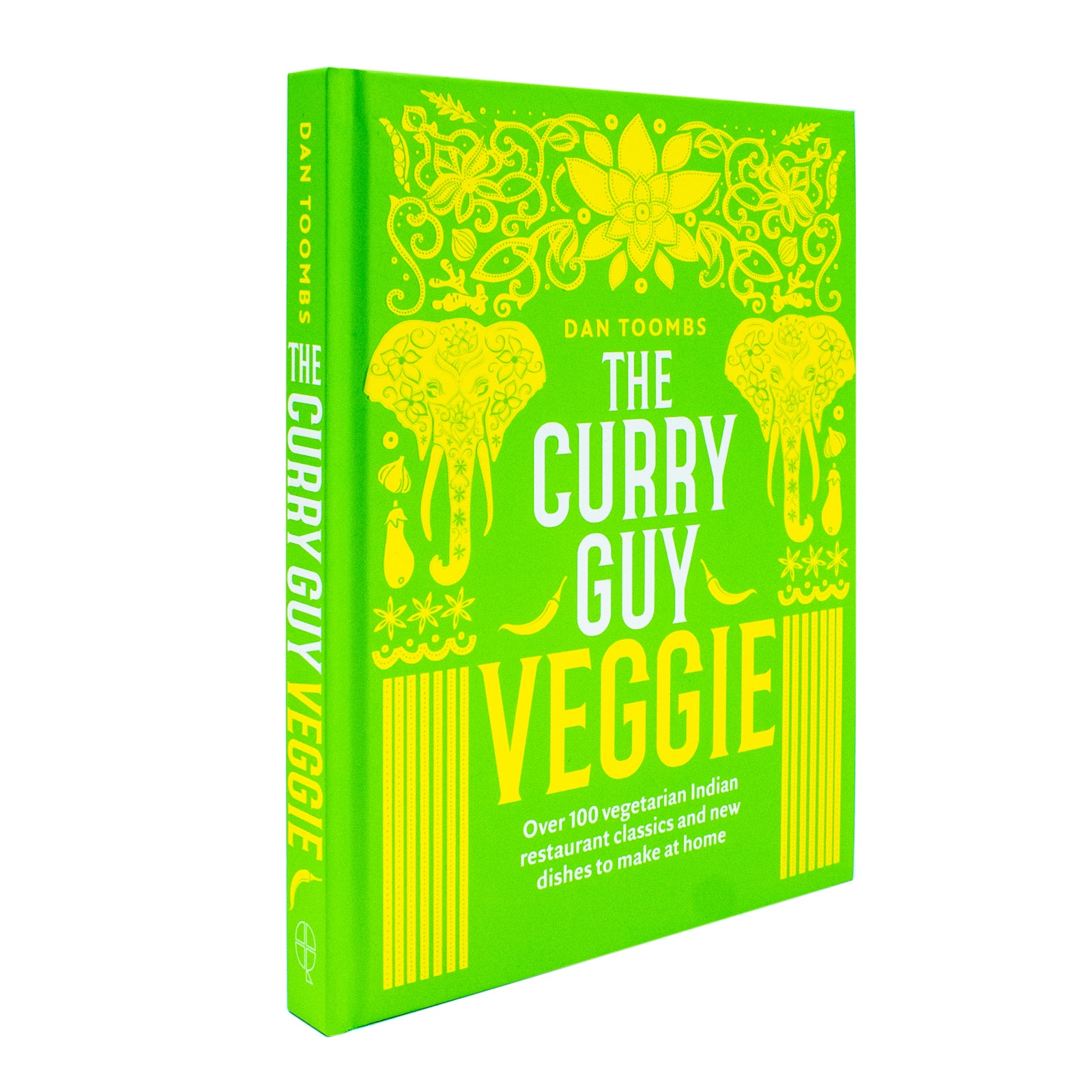 The Curry Guy Veggie by Dan Toombs - vegetarian Indian cookbook hardback, page spread showing recipe photography