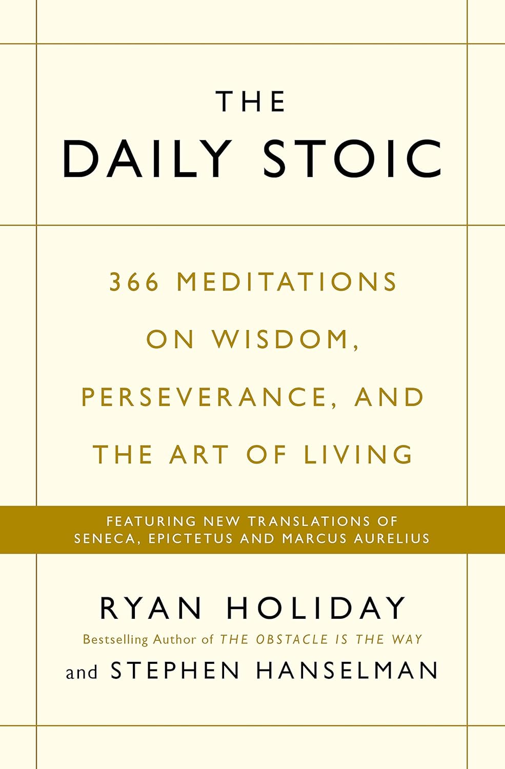 The Daily Stoic Journal 366 Days of Writing and Reflection hardback by Ryan Holiday and Stephen Hanselman