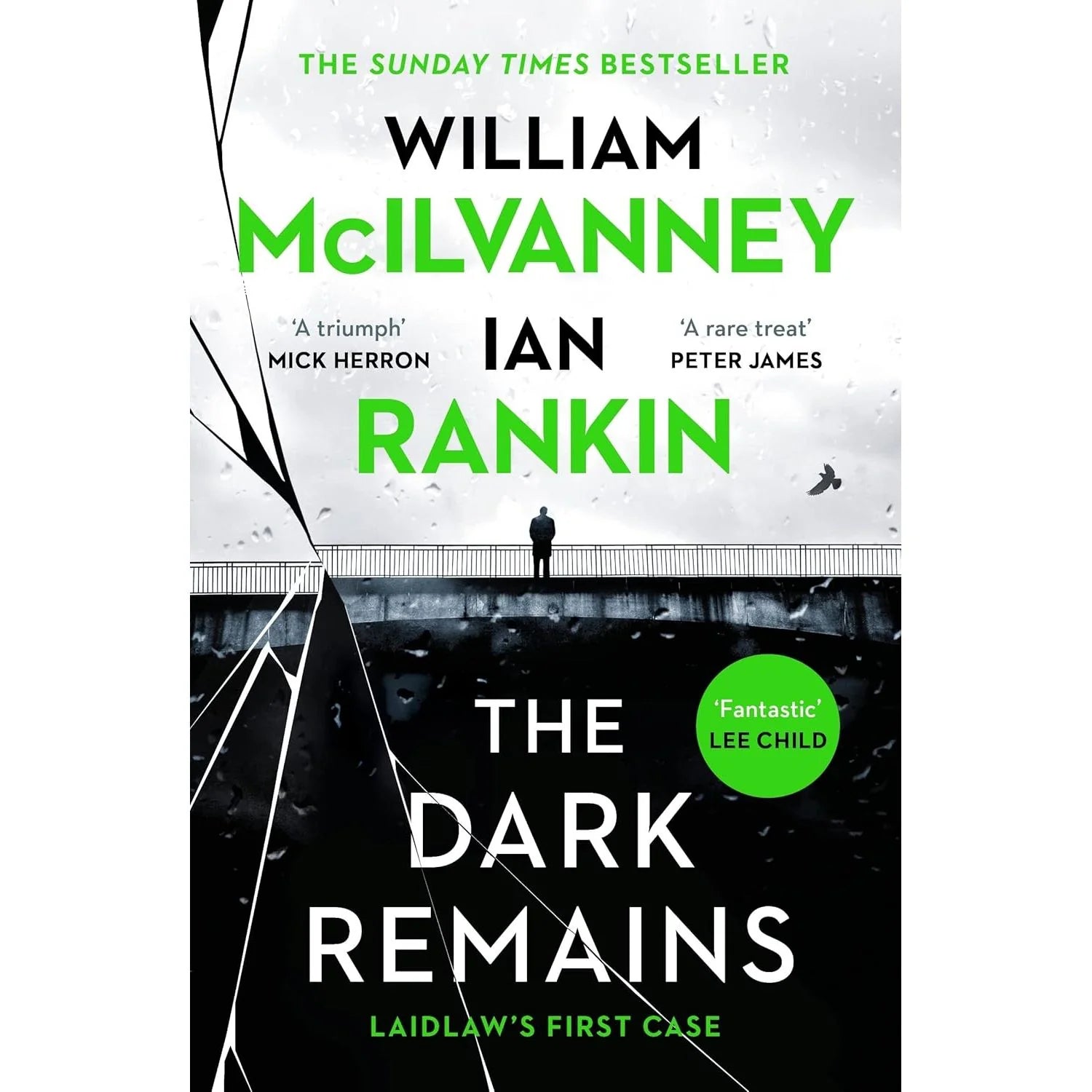 The Dark Remains by Ian Rankin and William McIlvanney - Jack Laidlaw prequel paperback front cover