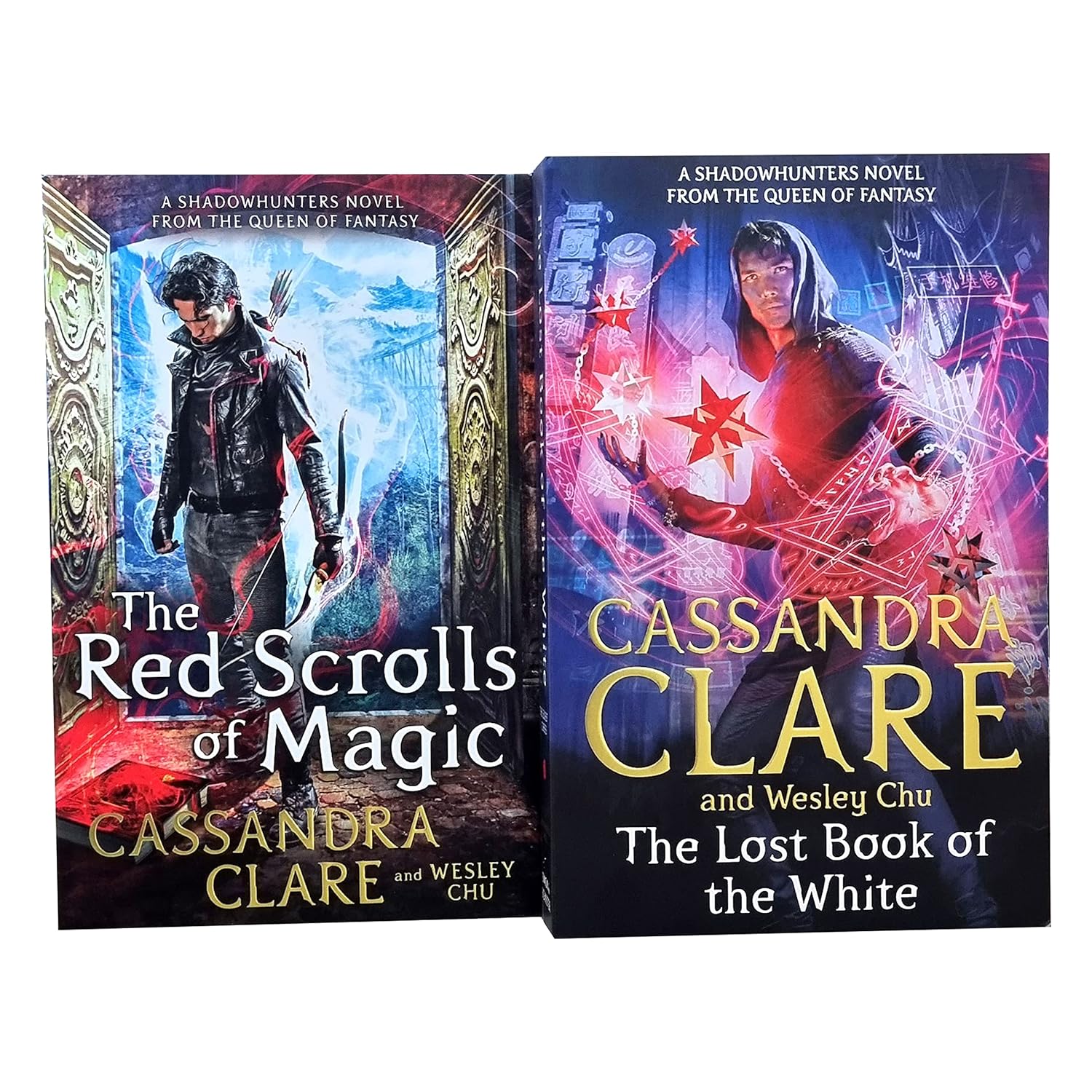 The Eldest Curses 2 Book Paperback Set by Cassandra Clare and Wesley Chu - The Red Scrolls of Magic and The Lost Book of the White - Young Adult